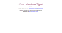 Desktop Screenshot of antica-cappelleria.it